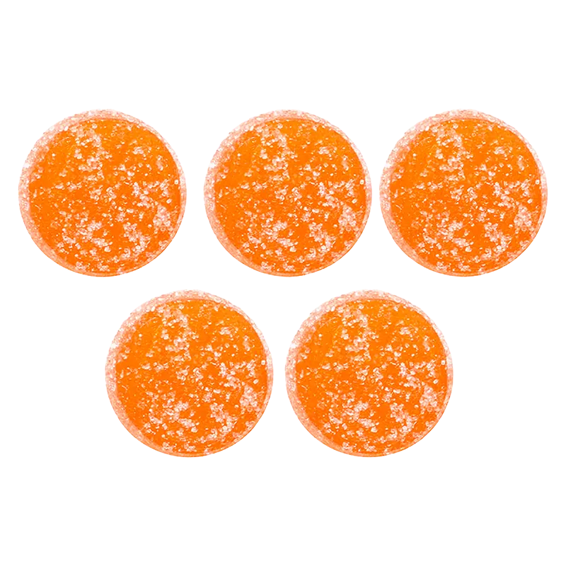 Leisure Club 10 pack Tangerine Splash Live Rosin Gummies Edibles