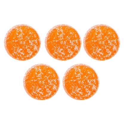 Leisure Club 10 pack Tangerine Splash Live Rosin Gummies Edibles
