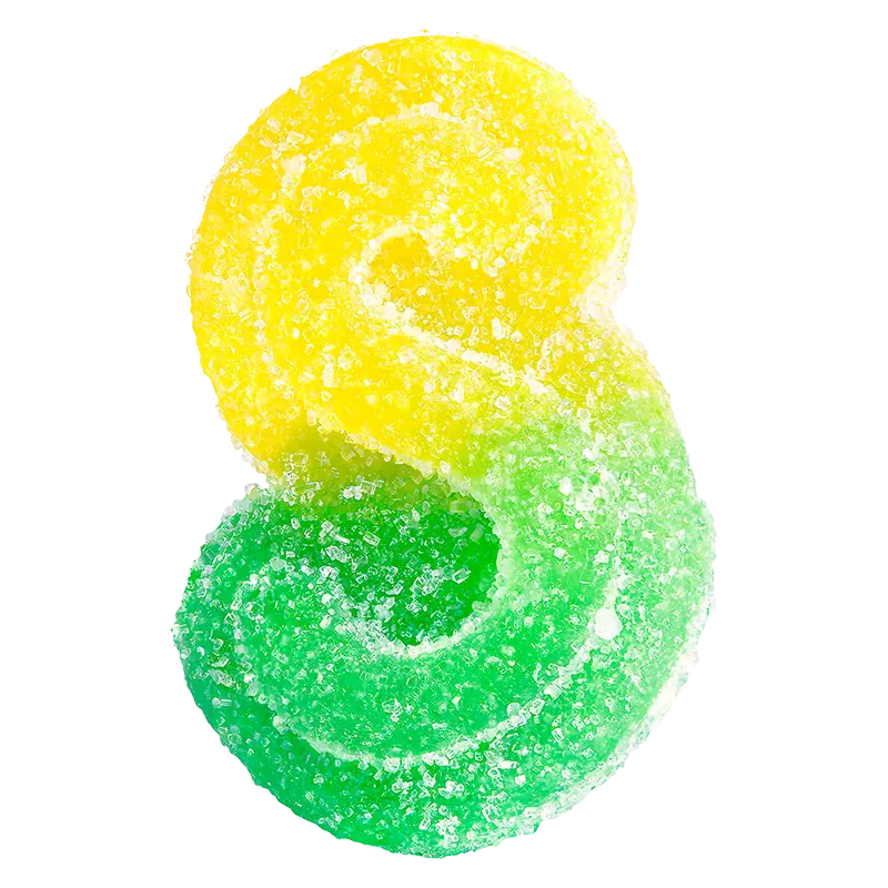 SOURZ by Spinach 10 pack Fully Blasted Mango Lime 1:1 CBC THC Gummies Edibles