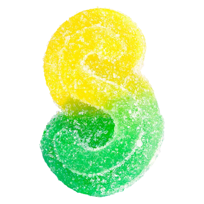 SOURZ by Spinach 10 pack Fully Blasted Mango Lime 1:1 CBC THC Gummies Edibles