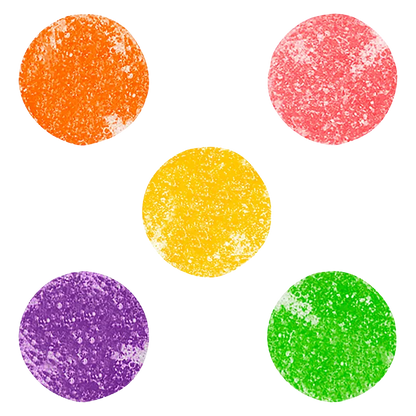 Lite Label Lite Bites 20 pack Breezy Tropical Fruit Gummies Edibles