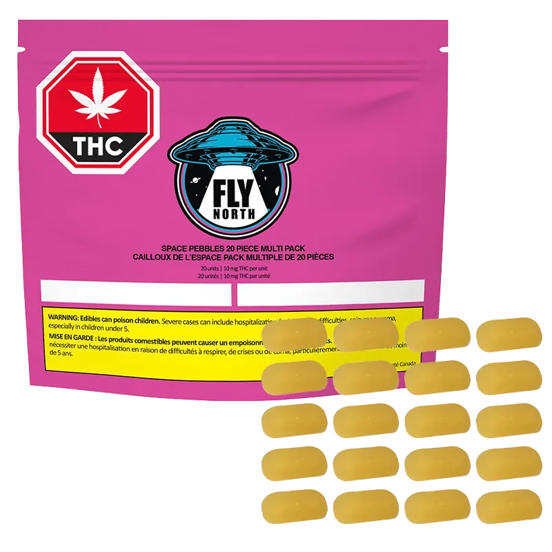 FLY NORTH 20 pack Space Pebbles Gummies Edibles