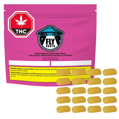 FLY NORTH 20 pack Space Pebbles Gummies Edibles