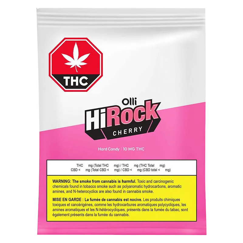 HiRock 1 pack Cherry THC Candies Edibles