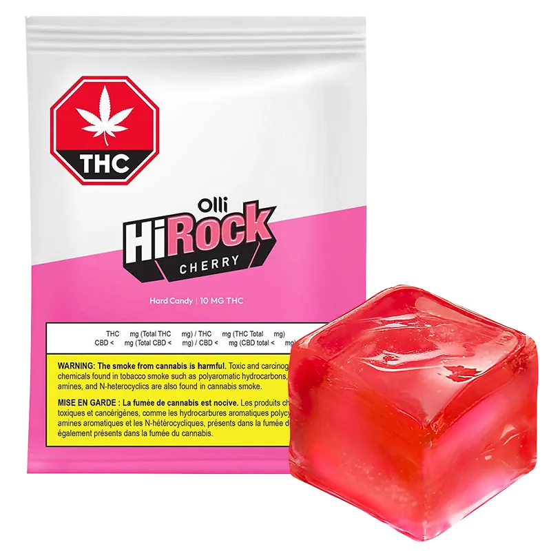 HiRock 1 pack Cherry THC Candies Edibles