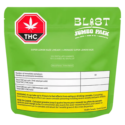BLAST 10 Pack Super Lemon Haze Limeade Edibles