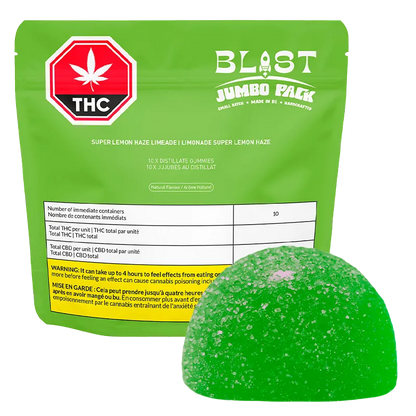BLAST 10 Pack Super Lemon Haze Limeade Edibles