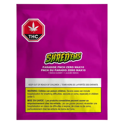 Shred'Ems 4.5 g Paradise PNCH Zero Edibles