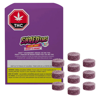 Fast Sourberry Smash THC Gummies