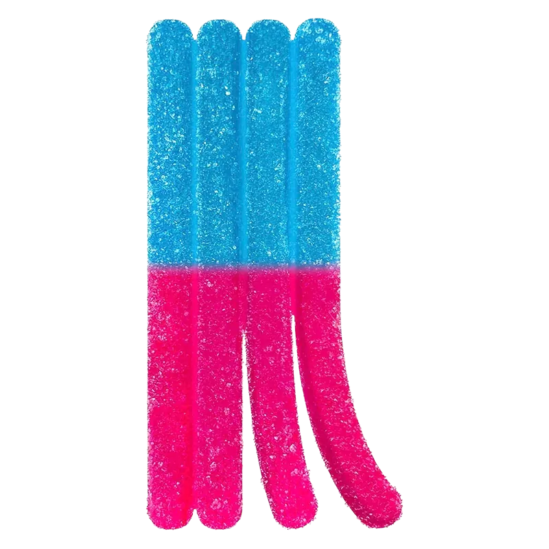 StikiStix 10 Pack Sour Razzy Pink Lemonade Gummies Edibles