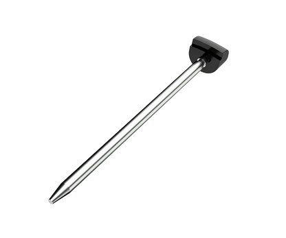 A sleek, angled view of the G Pen Elite Dry Herb Vaporizer, showcasing its metallic finish and minimalist design.