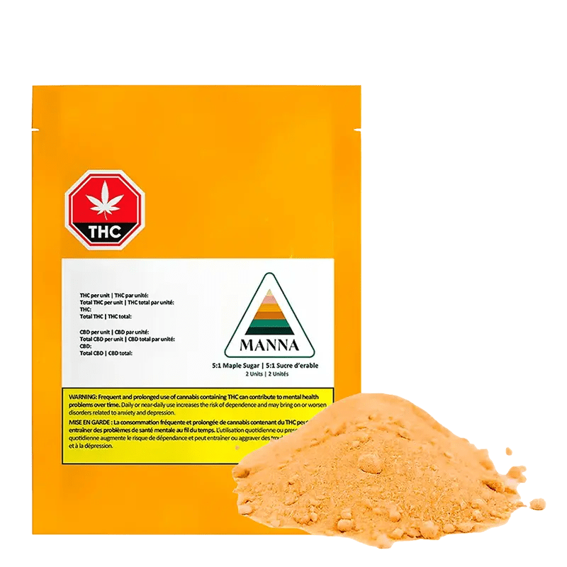 Manna Maple Sugar 5:1 CBD THC Vegan Hybrid | Canna Cabana: Lowest