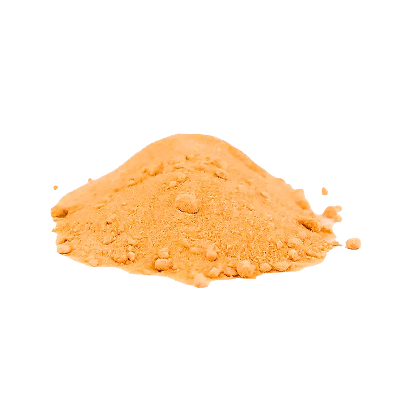 Maple Sugar 4:2:1 is shown as a pile of granules on a white background, photographed from a top-down angle.