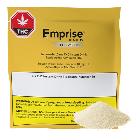 Emprise Rapid 24 g THirstC Lemonade 10 mg THC Instant Drink Powder Beverages