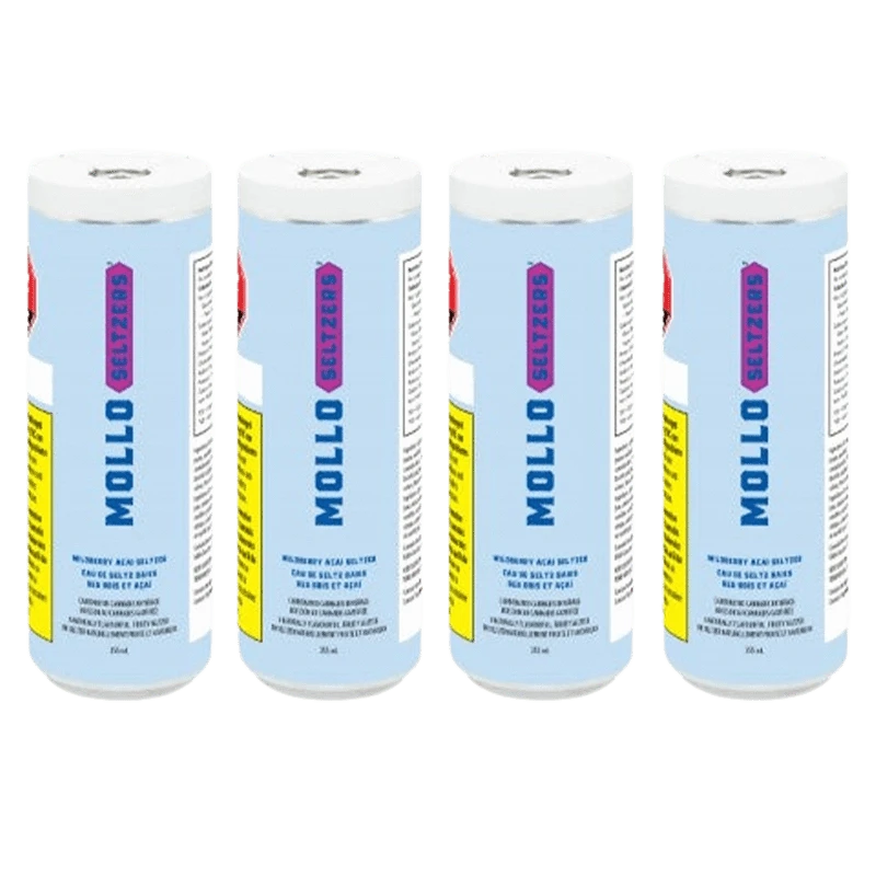 Mollo 1420 ml Wildberry Acai Seltzer Multi Pack Beverages