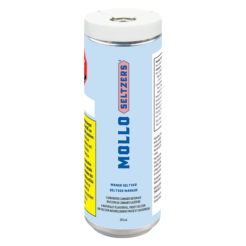 Mollo Seltzers 1420 ml Mollo Mango Seltzer 4 Pack Beverages
