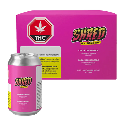 Shred 2130 ml Crazy Cream Soda 6 Pack Beverages