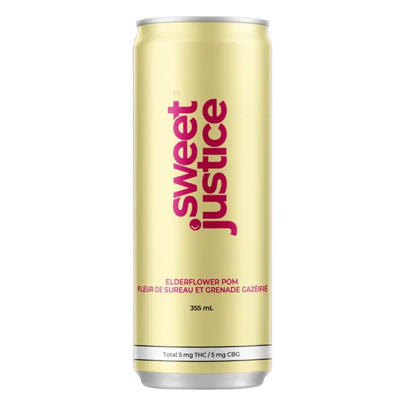 Sweet Justice 355 ml Elderflower Pom Beverages
