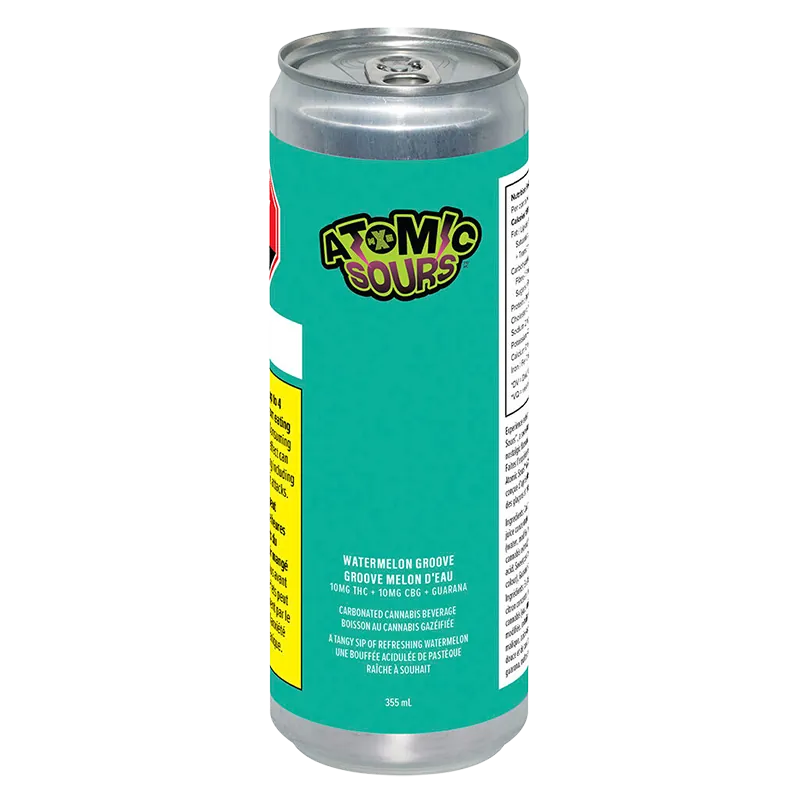 XMG 355 ml Atomic Sours Watermelon Groove Beverages
