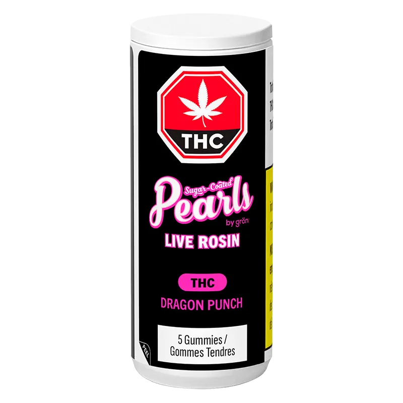 Pearls By Grön 5 Pack Dragon Punch Live Rosin Gummies Edibles