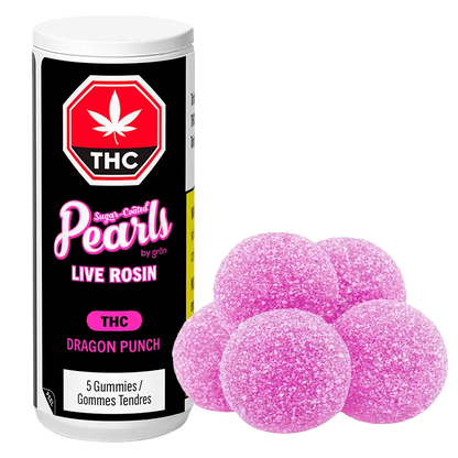 Pearls By Grön 5 Pack Dragon Punch Live Rosin Gummies Edibles