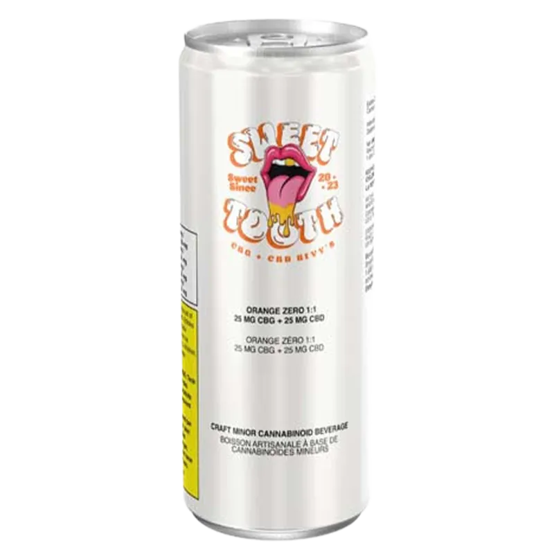 Sweet Tooth Zero 355 ml Orange Zero 1:1 CBD:CBG Beverages