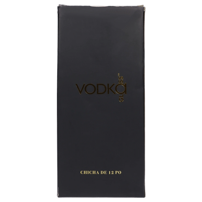 Vodka Each Vodka 9mm Bent Neck Water Pipe - Green - 12in Bongs