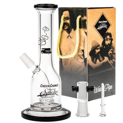 C&C Each C&C Up In Smoke Black Glass Water Pipe | Canna Cabana Bongs