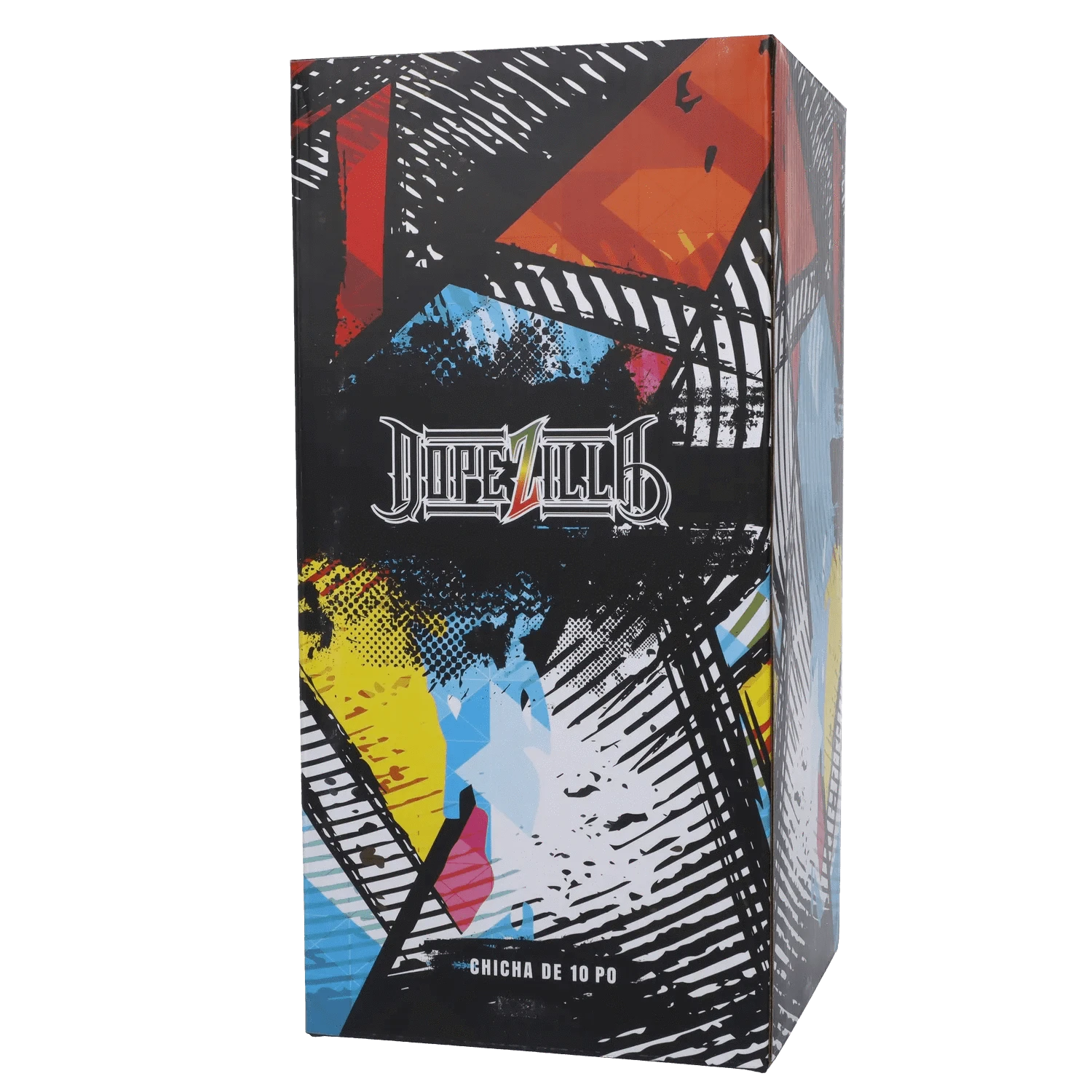 Dopezilla Each Dopezilla Slimzilla 10in Transparent Glass Water Pipe Bongs