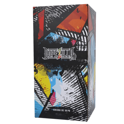 Dopezilla Each Dopezilla Slimzilla 10in Transparent Glass Water Pipe Bongs