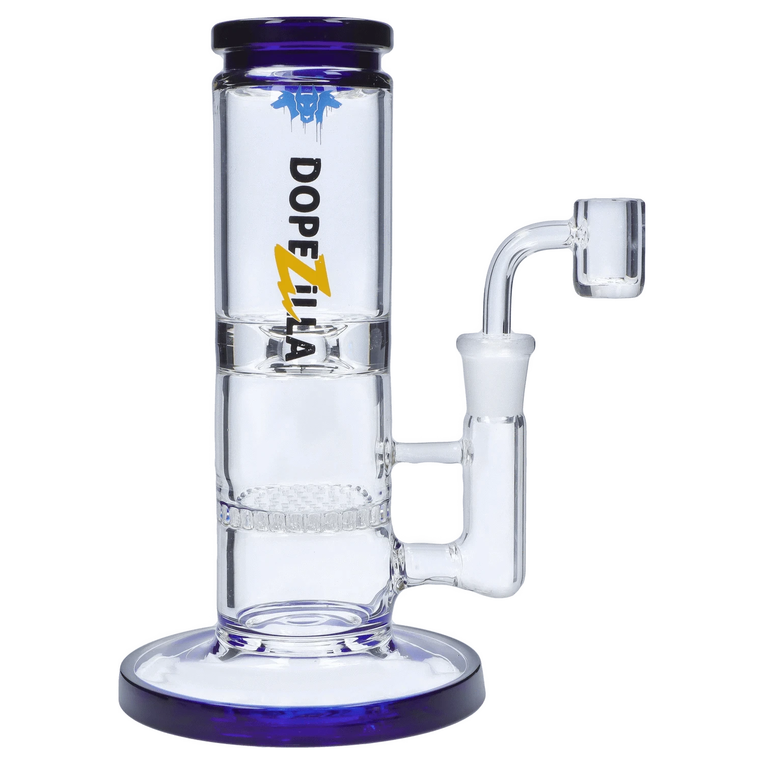 Dopezilla Each Dopezilla Cerberus Dab Rig Borosilicate Glass 8 Dab Rigs