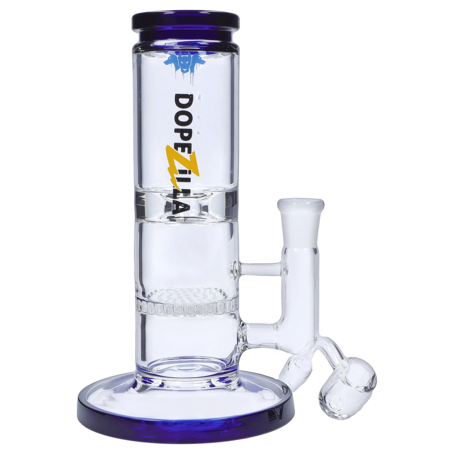 Dopezilla Each Dopezilla Cerberus Dab Rig Borosilicate Glass 8 Dab Rigs