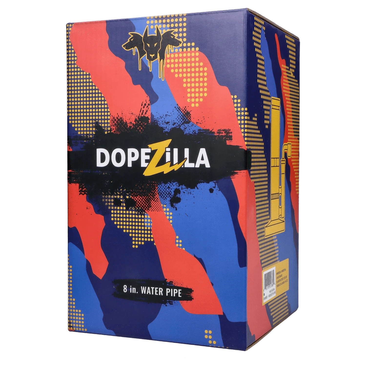 Dopezilla Each Dopezilla Cerberus Dab Rig Borosilicate Glass 8 Dab Rigs