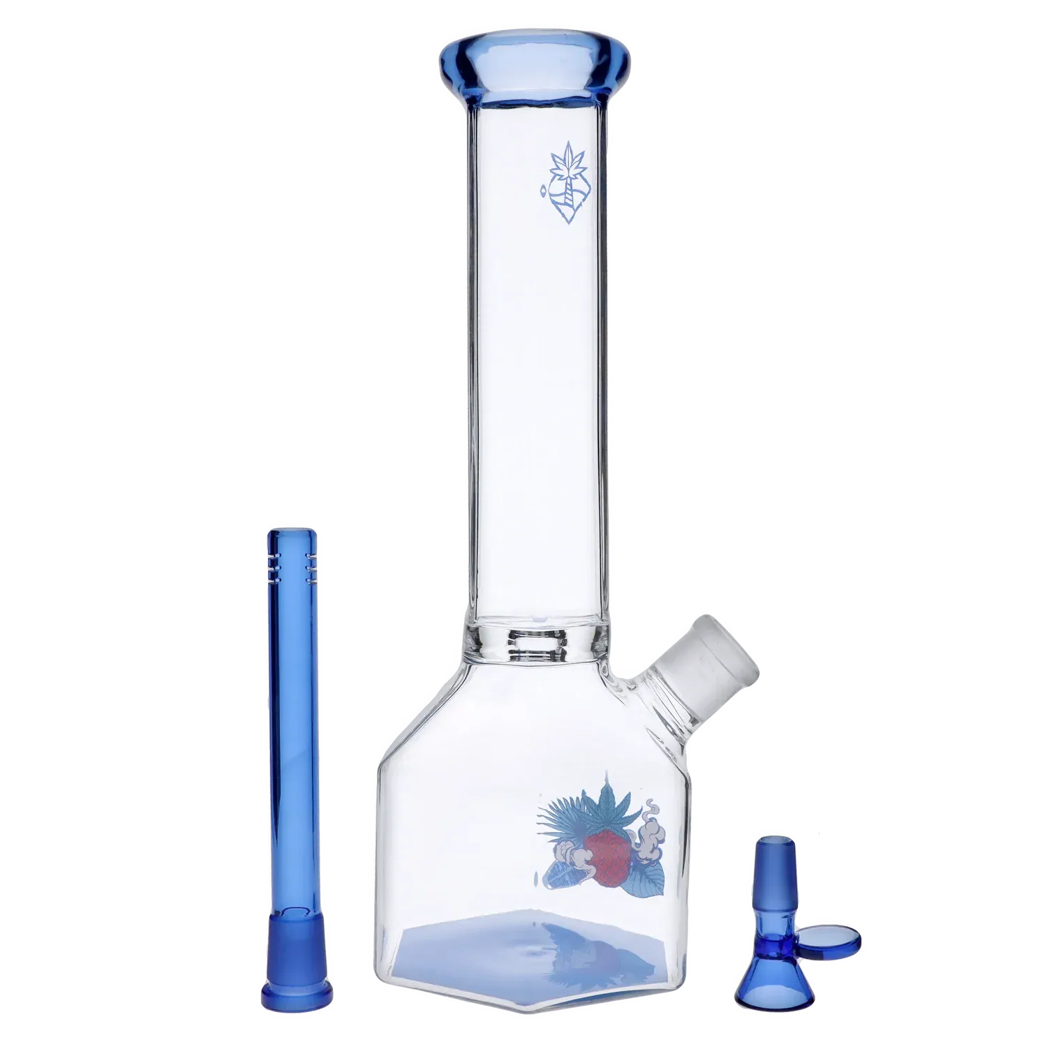 Cabana Cannabis Co. Each Cabana Cannabis Co. Pineapple Bong - 12in Light Blue Bongs