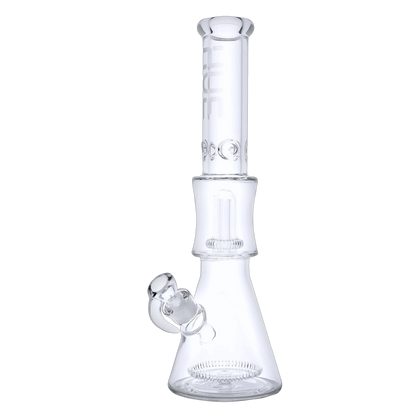Hue Each Hue Pyramid Water Pipe Clear Dual Percolator 16.25" Glass Bongs