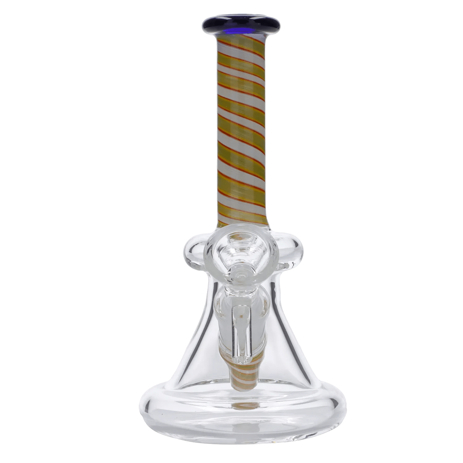 Valiant Each Water Pipe Spiral Perc w/Bowl-Assorted-6" Bongs