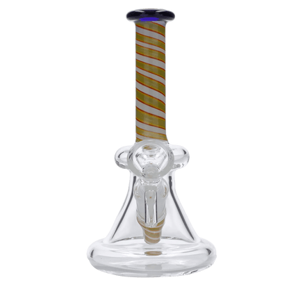 Valiant Each Water Pipe Spiral Perc w/Bowl-Assorted-6" Bongs