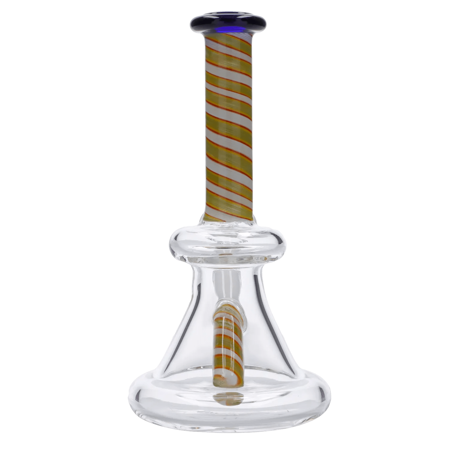 Valiant Each Water Pipe Spiral Perc w/Bowl-Assorted-6" Bongs