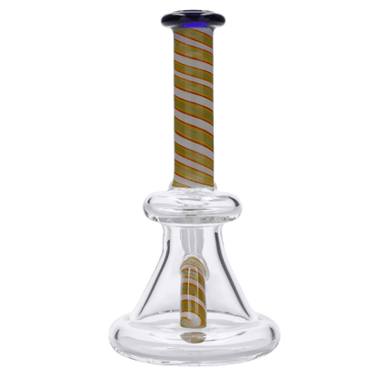 Valiant Each Water Pipe Spiral Perc w/Bowl-Assorted-6" Bongs