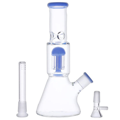 Valiant Each Valiant Beaker Water Pipe with Tree Perc - 10 in Bongs