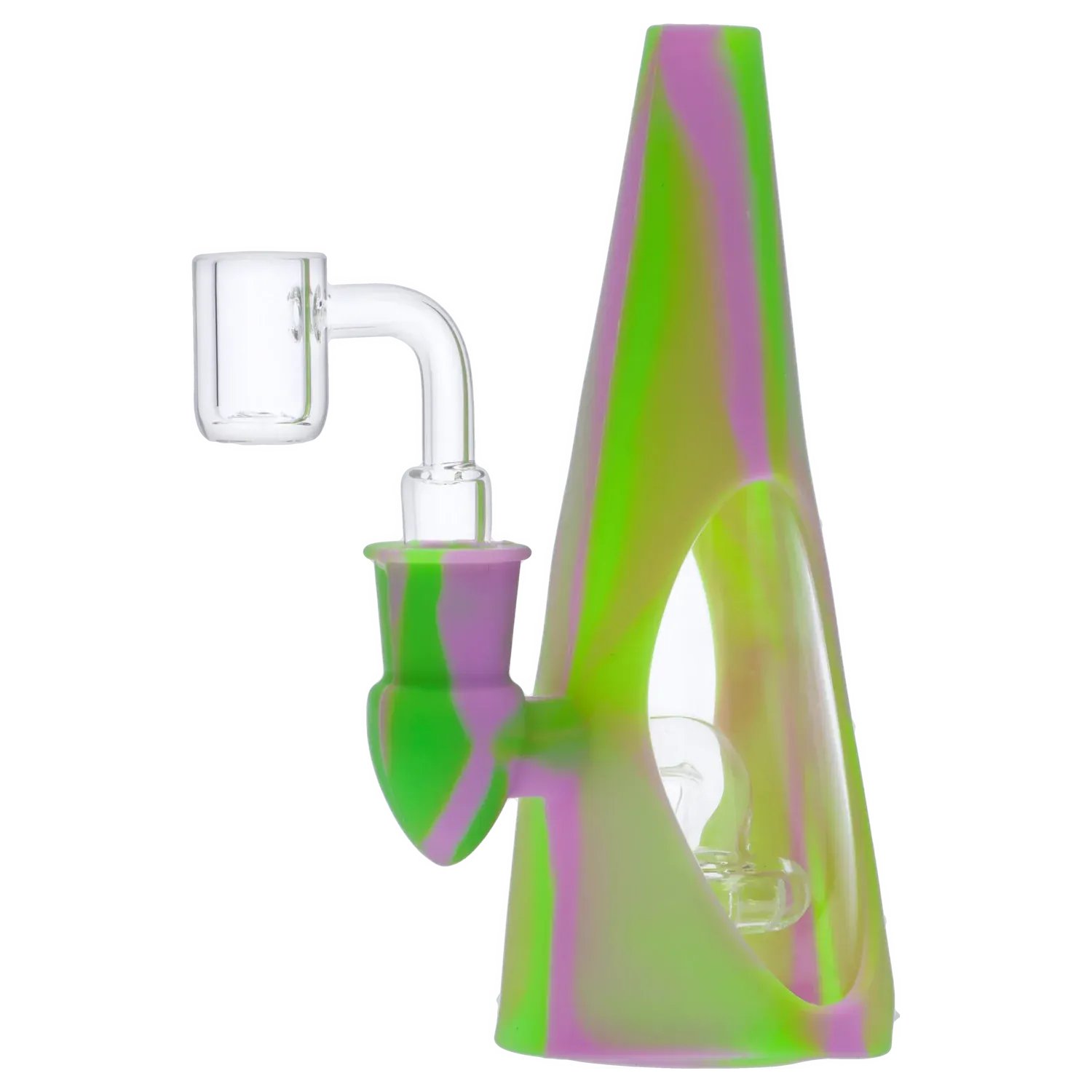 Valiant Each Valiant Silicone Cone Water Pipe - Quartz Banger Bongs