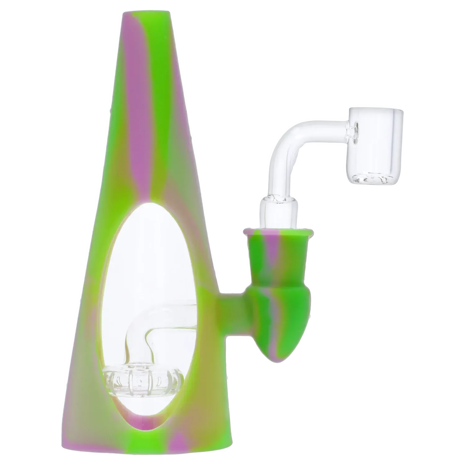 Valiant Each Valiant Silicone Cone Water Pipe - Quartz Banger Bongs