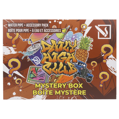 Front view of the DHC - Mystery Box - Gobble Gobble - Brown, featuring colorful graphics on a dark background.