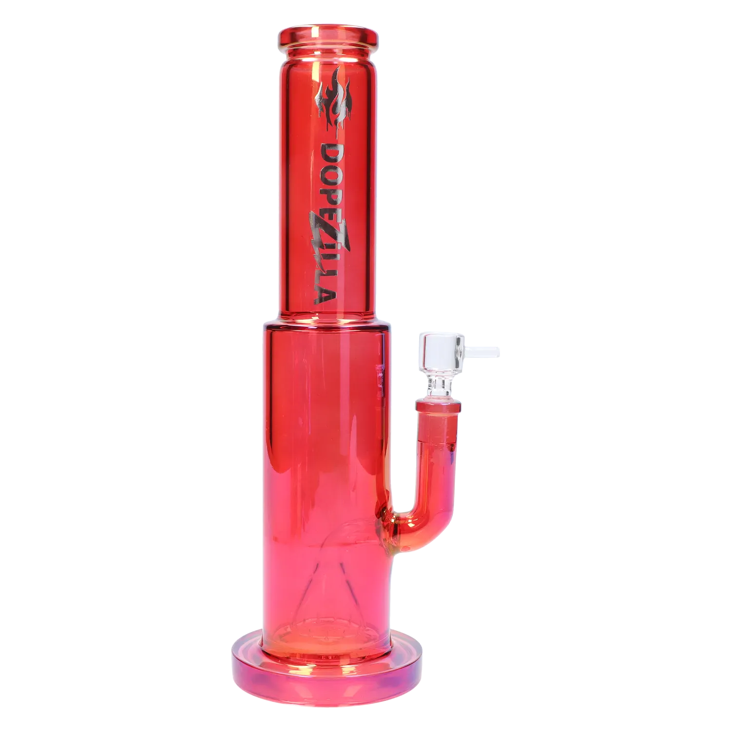 Dopezilla Each Dopezilla Elemental Dragon Straight Tube Water Pipe 13 in. Red Accessories