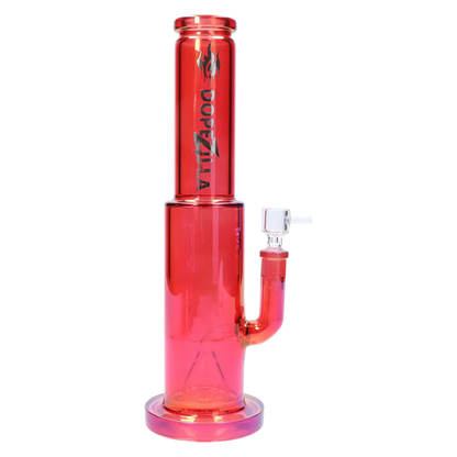 Dopezilla Each Dopezilla Elemental Dragon Straight Tube Water Pipe 13 in. Red Accessories