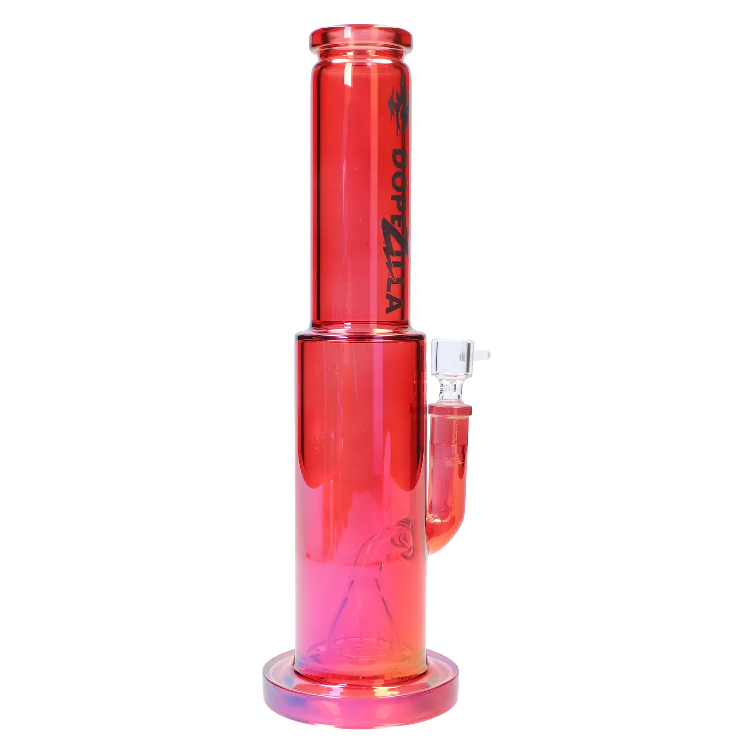 Dopezilla Each Dopezilla Elemental Dragon Straight Tube Water Pipe 13 in. Red Accessories