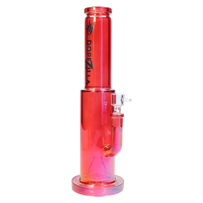 Dopezilla Each Dopezilla Elemental Dragon Straight Tube Water Pipe 13 in. Red Accessories