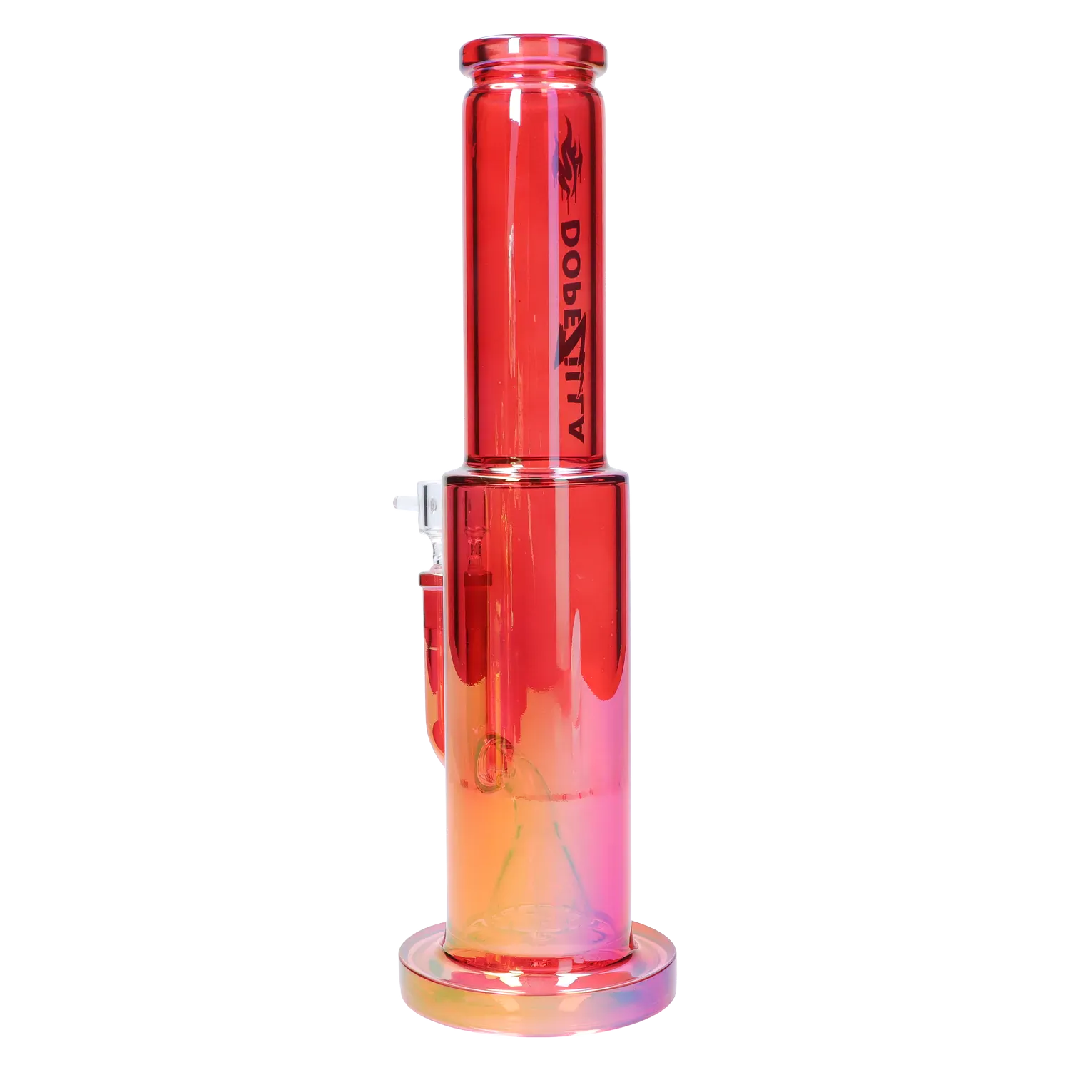 Dopezilla Each Dopezilla Elemental Dragon Straight Tube Water Pipe 13 in. Red Accessories