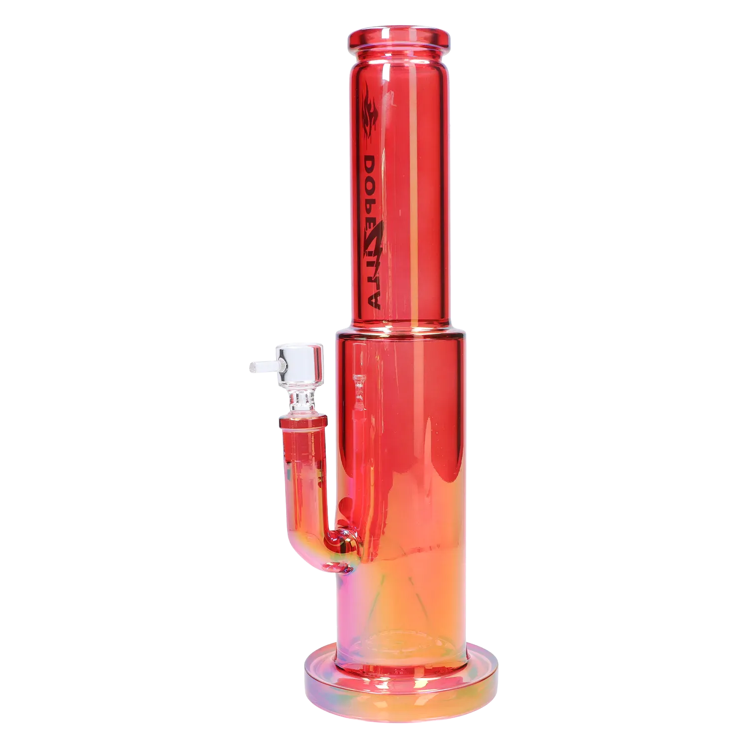 Dopezilla Each Dopezilla Elemental Dragon Straight Tube Water Pipe 13 in. Red Accessories