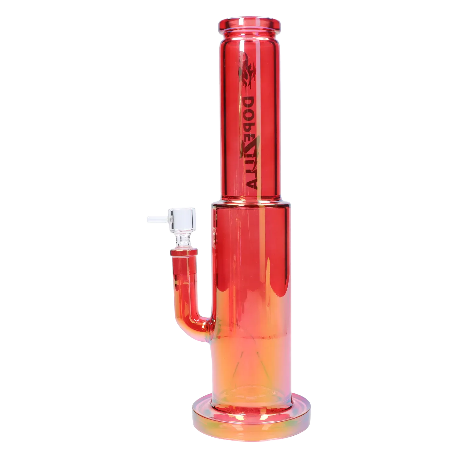Dopezilla Each Dopezilla Elemental Dragon Straight Tube Water Pipe 13 in. Red Accessories